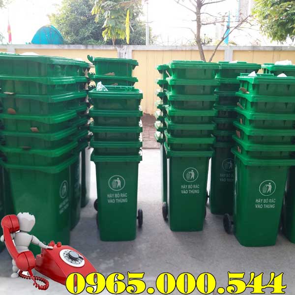 thùng rác công cộng tại Nam Định
