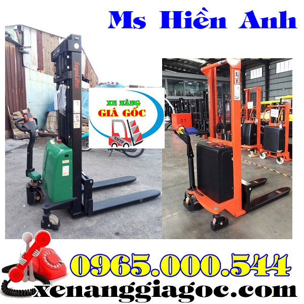 xe nang dien di bo lai 1 tan 3m xe nâng điện đi bộ lái 1 tấn 3m